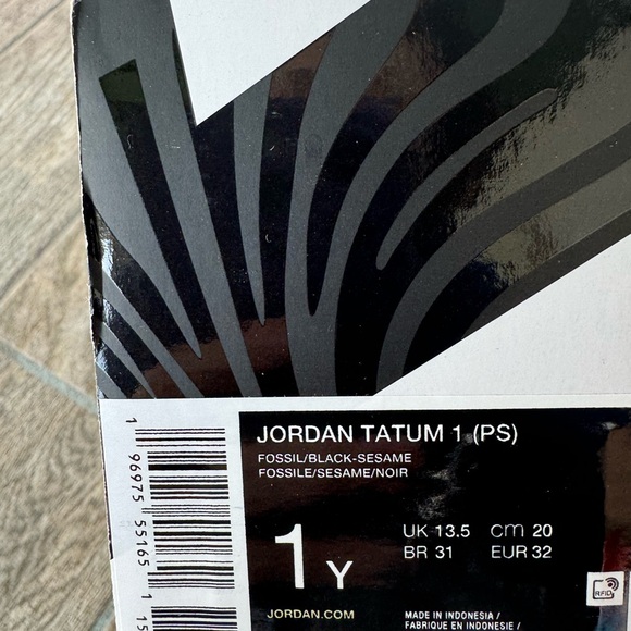 Brand New Jordan Tatum 1 Preschool Kids Sneakers“Tunnel Walk” - Picture 10 of 14